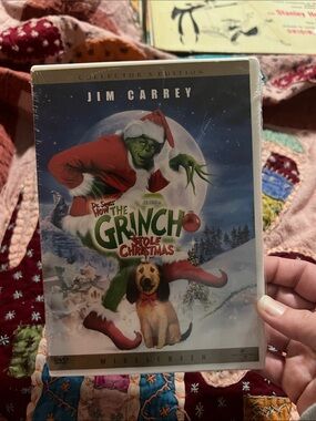 Jim Carrey The Grinch Stole Christmas DVD - Widescreen - New in sealed package